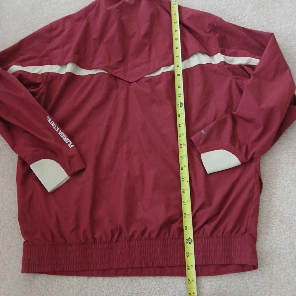 Vintage Nike Florida State University Windbreaker Pullover Jacket FSU Small (FL) - Picture 10 of 11